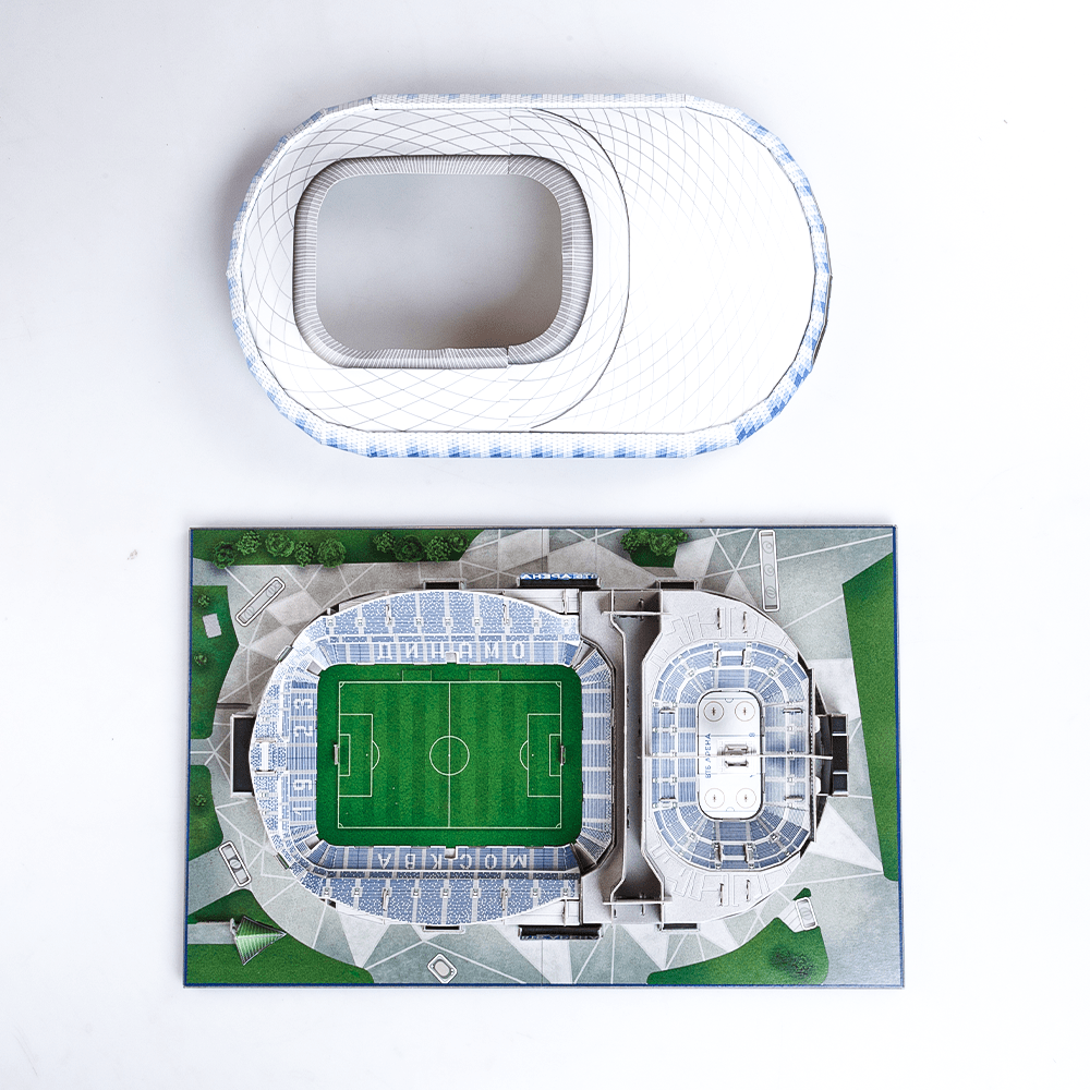 Пазл 3D Стадион ВТБ Арена - Каталог новейшей атрибутики ФК «Динамо» Москва  FCDM